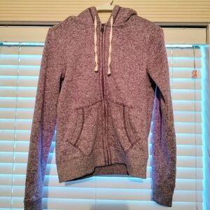 So Medium M Purple zipper hoodie